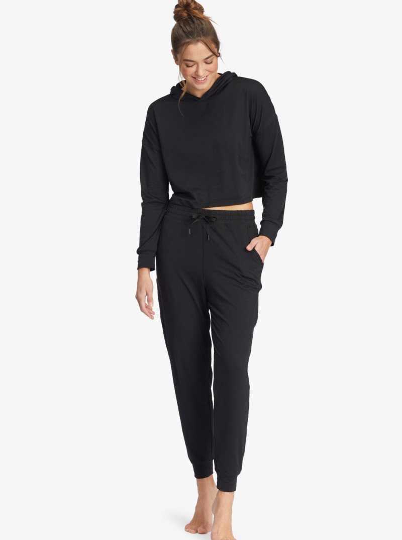 Loungewear Roxy Sun Might Shine Workout Pants Femme Grise Foncé | 156390VUO