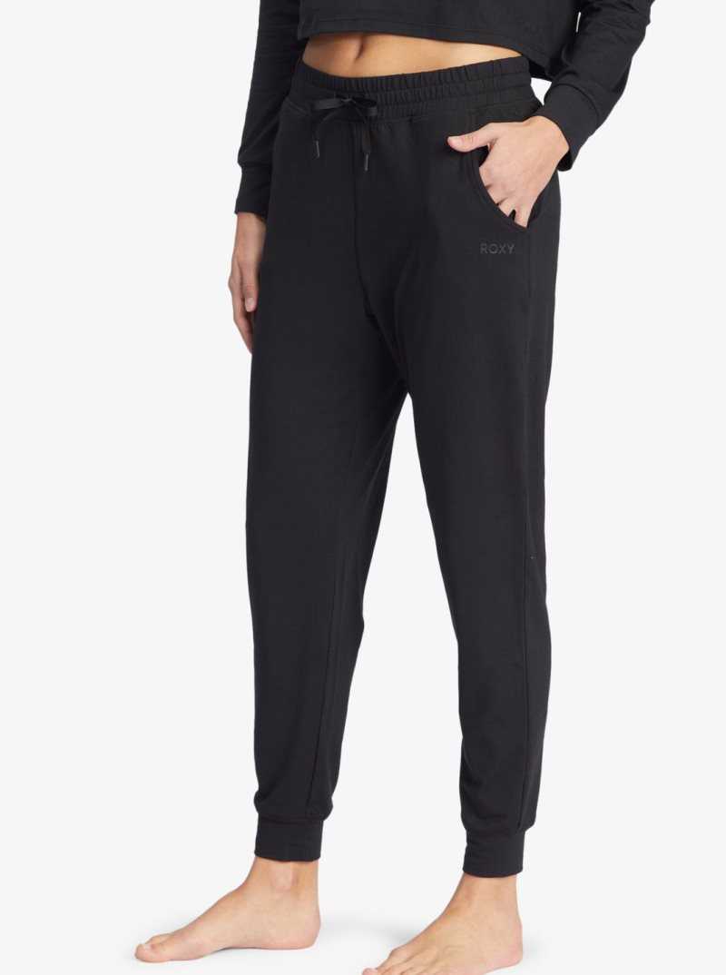 Loungewear Roxy Sun Might Shine Workout Pants Femme Grise Foncé | 156390VUO