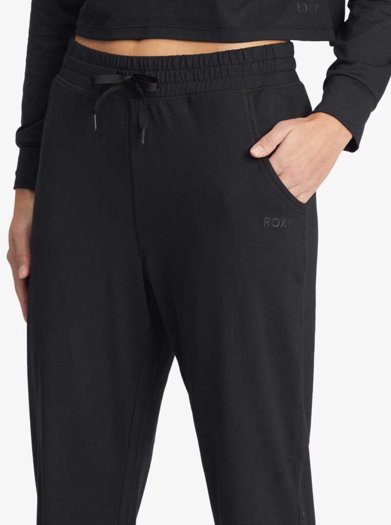 Loungewear Roxy Sun Might Shine Workout Pants Femme Grise Foncé | 156390VUO