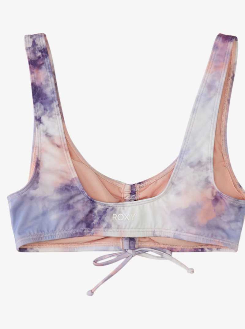 Maillots De Bain Roxy Active Athlétiques Bralette Femme Rose | 163952HMO