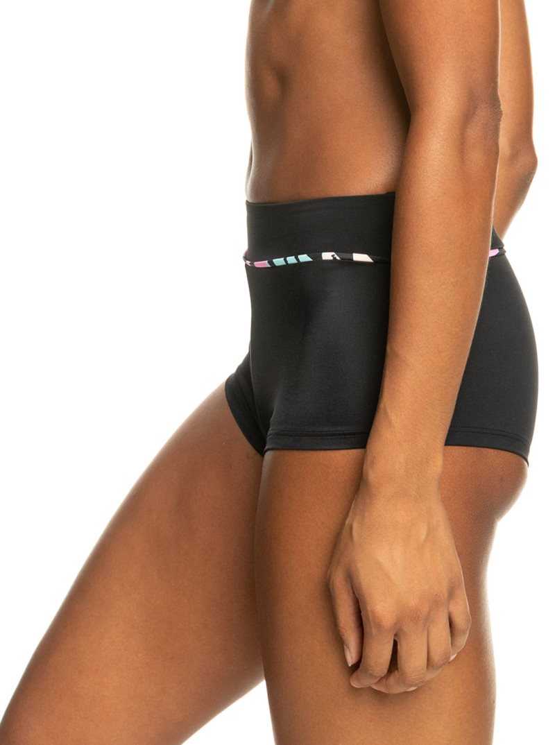 Maillots De Bain Roxy Active Shorty Femme Grise Foncé Vert | 351609QOD