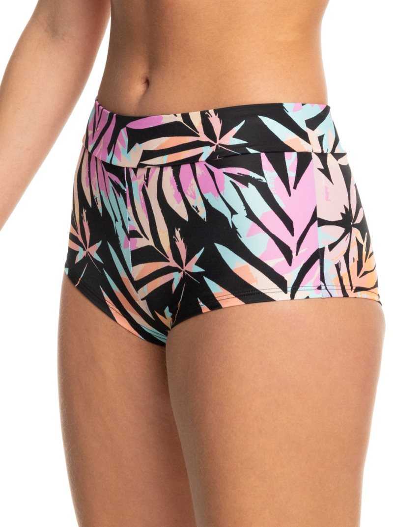 Maillots De Bain Roxy Active Shorty Femme Grise Foncé Vert | 432675LJX