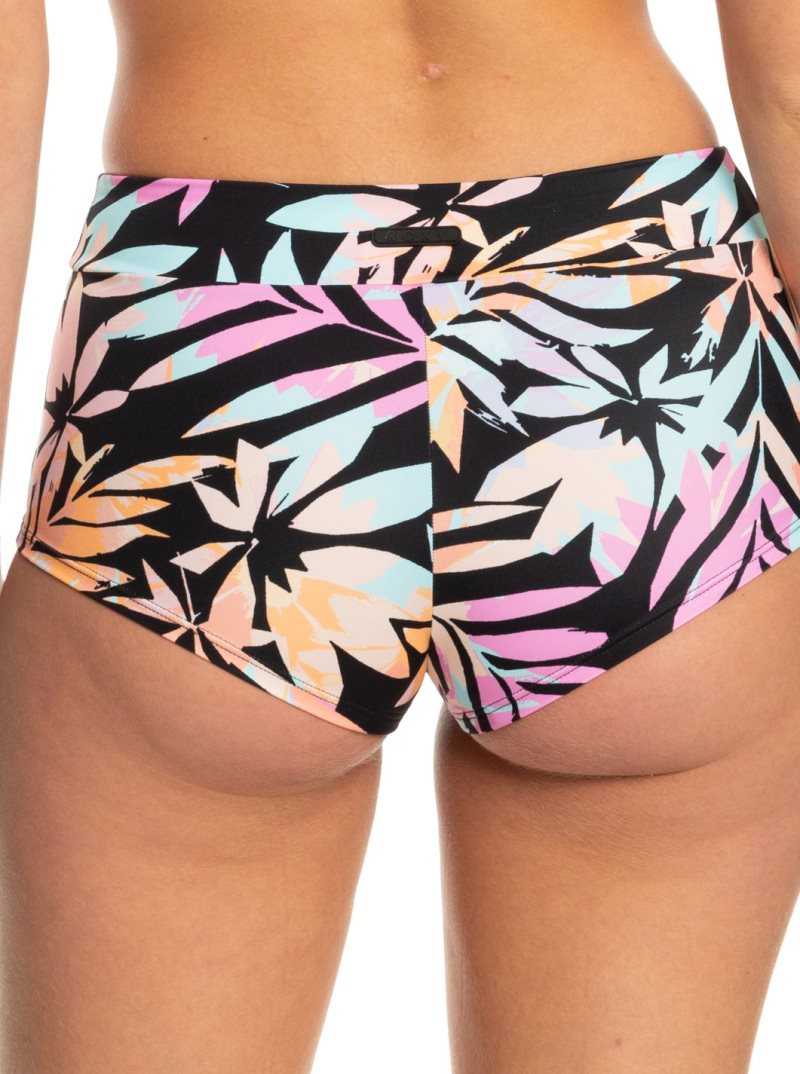 Maillots De Bain Roxy Active Shorty Femme Grise Foncé Vert | 432675LJX