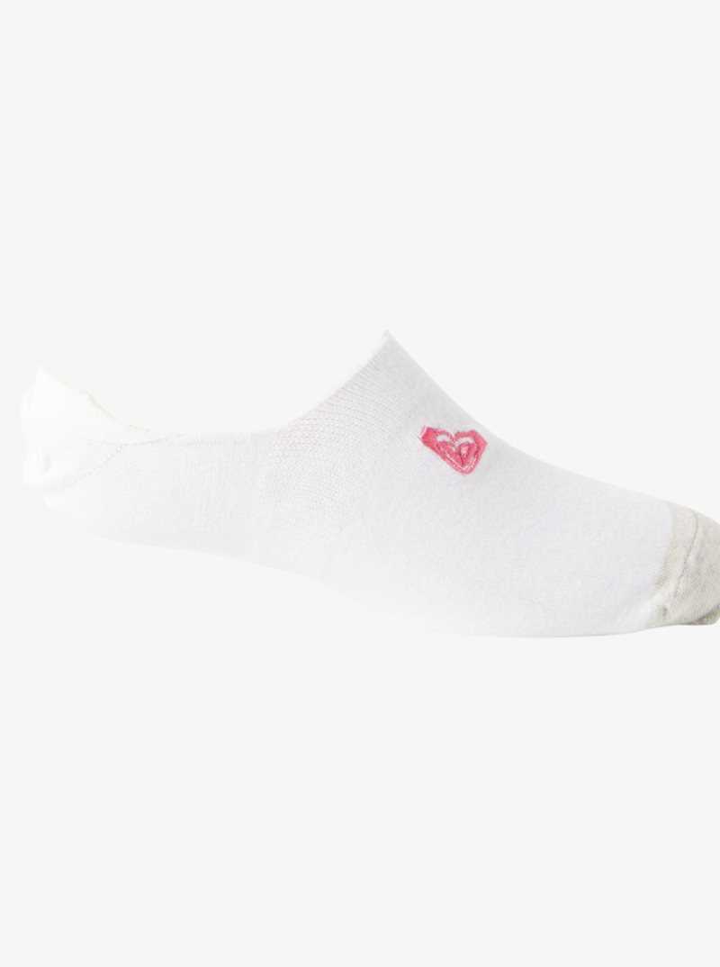 Other Accessories Roxy 3-Pack No-Show Socks Femme Beige | 596841UWJ