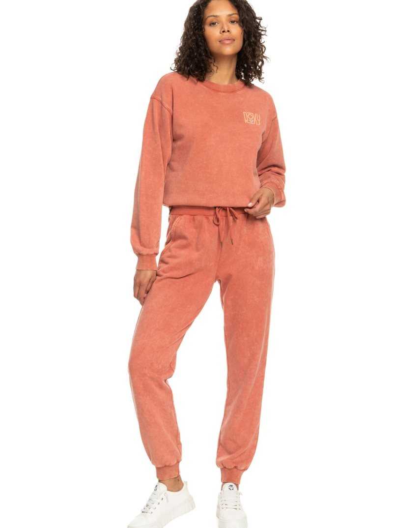 Pantalon Roxy From Home Jogger Femme Rouge | 816520FYV