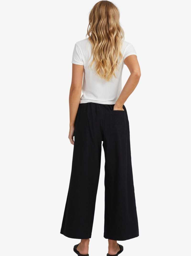 Pantalon Roxy Lekeitio Beach Femme Grise Foncé | 274819DMO