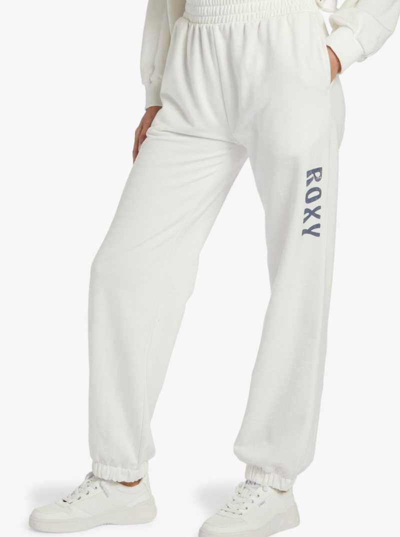 Pantalon Roxy Move On Up Baggy Piste Femme Blanche | 308741GDP