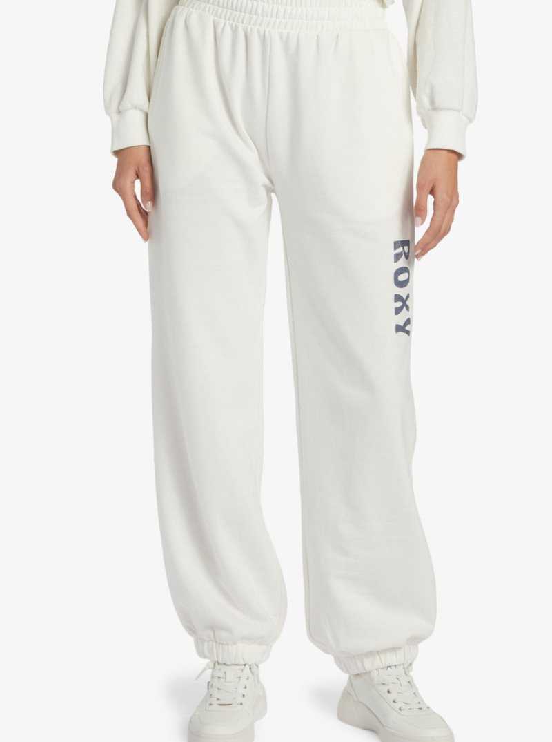 Pantalon Roxy Move On Up Baggy Piste Femme Blanche | 308741GDP