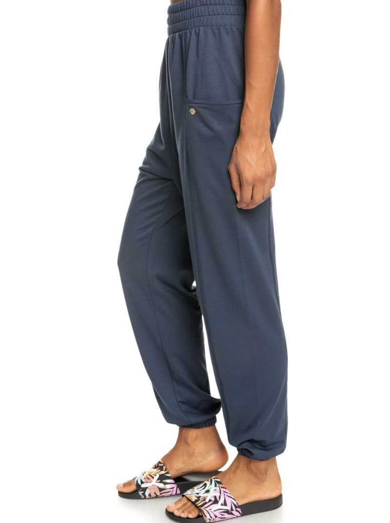 Pantalon Roxy Next Set Drop Crotch Joggers Femme Indigo | 348910CNT