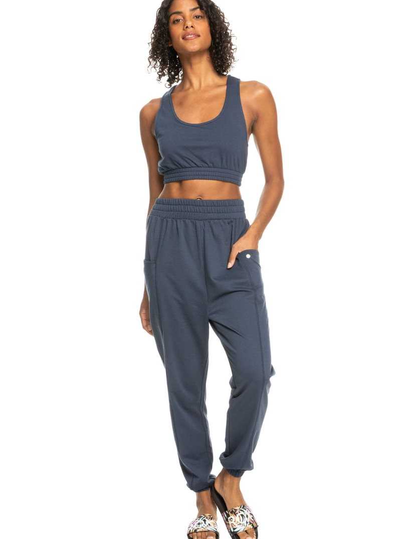 Pantalon Roxy Next Set Drop Crotch Joggers Femme Indigo | 348910CNT