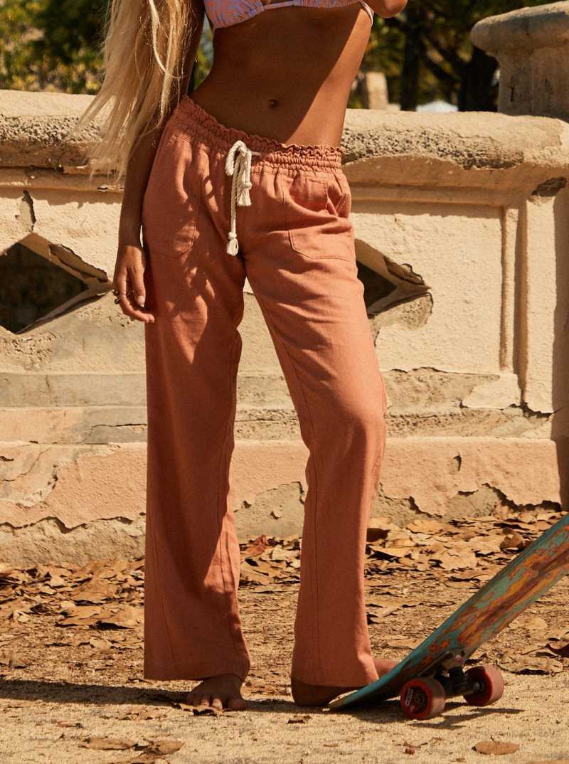 Pantalon Roxy Oceanside Flared Femme | 297358ZKP