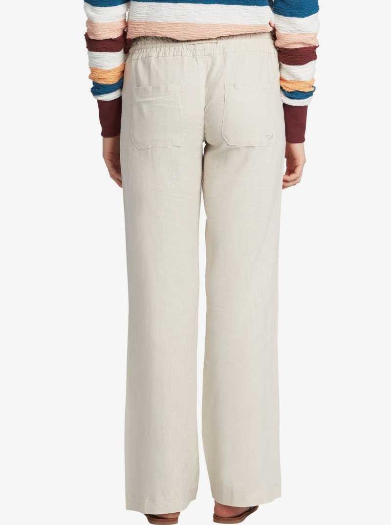 Pantalon Roxy Oceanside Flared Femme Grise | 258146KYO