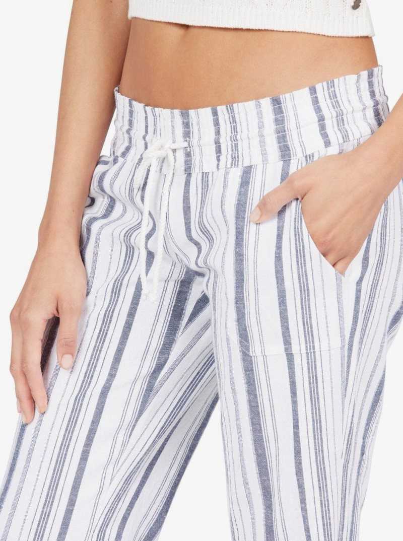 Pantalon Roxy Oceanside Flared Femme Indigo | 978105SBC