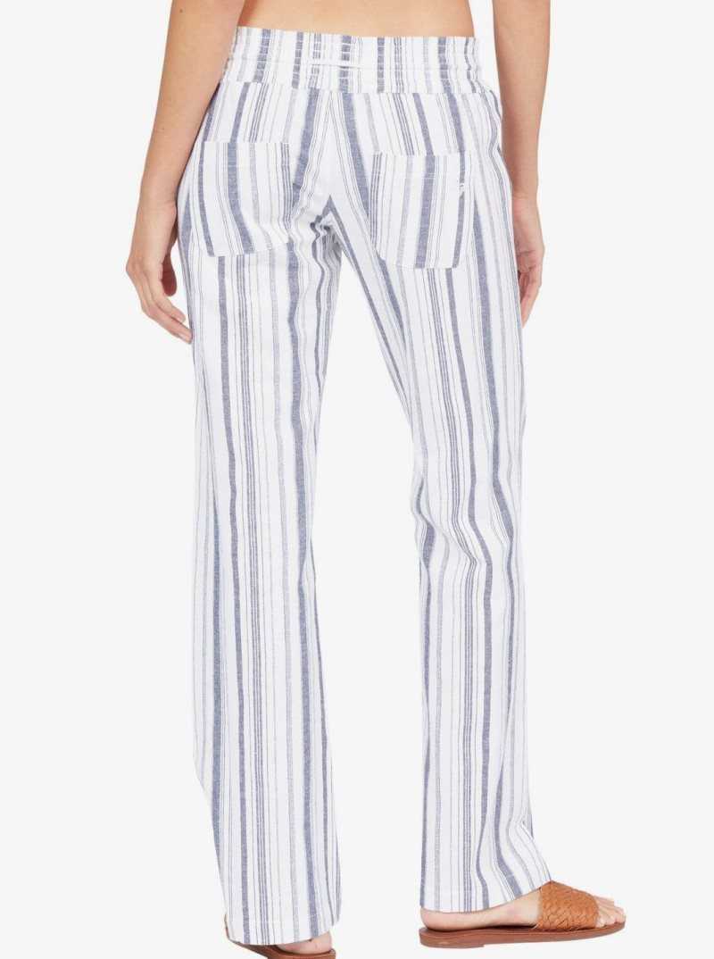 Pantalon Roxy Oceanside Flared Femme Indigo | 978105SBC