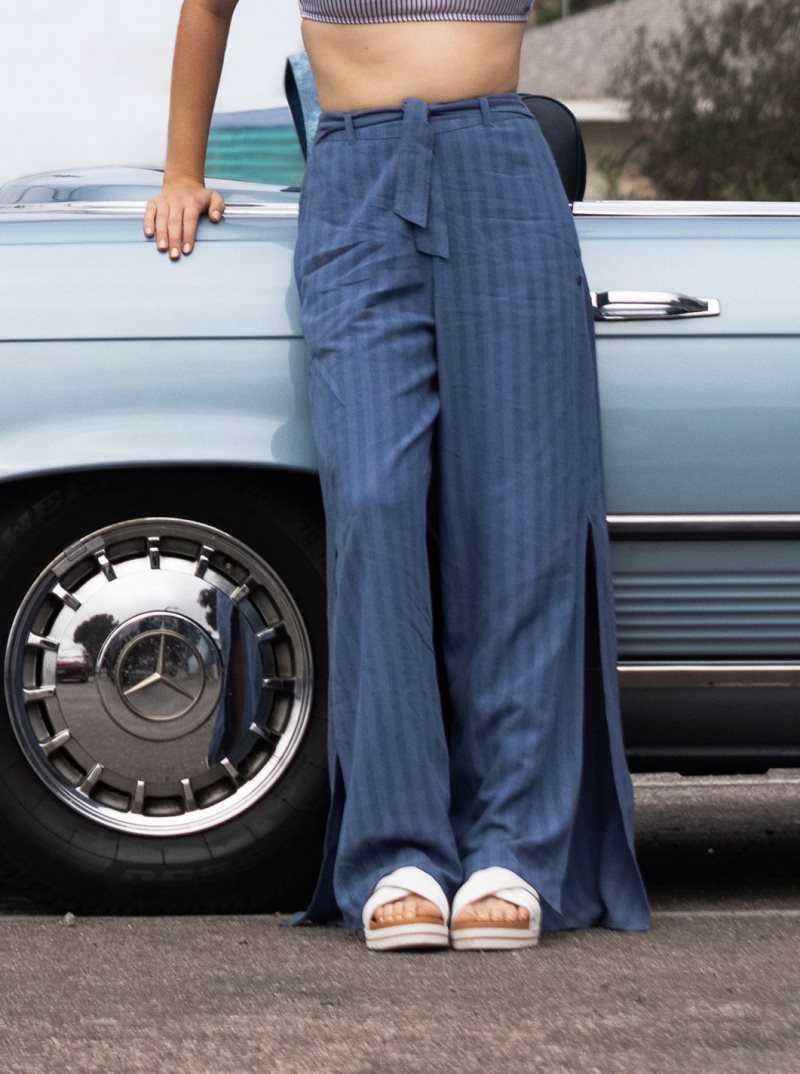 Pantalon Roxy Sunkissed Larges Leg Beach Femme Bleu | 459631WUR