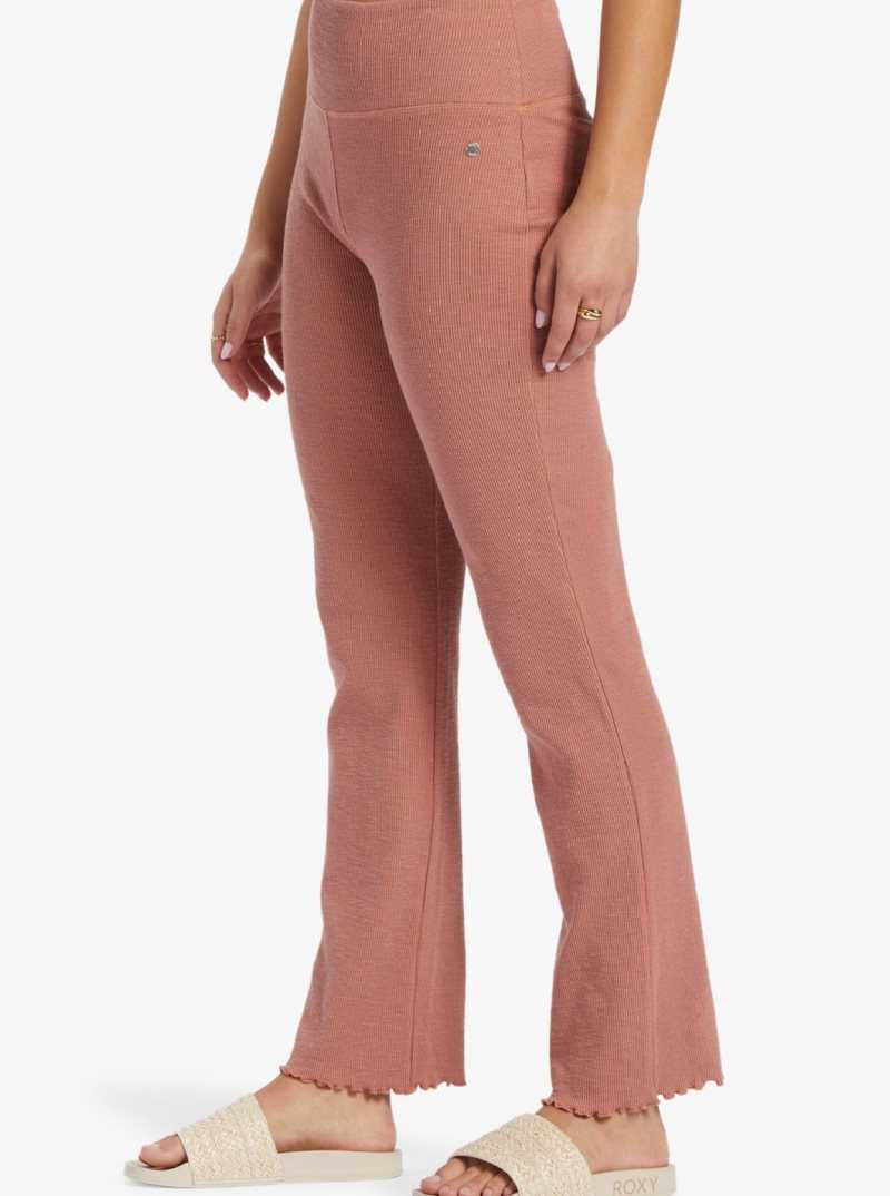 Pantalon Roxy Zuma Knit Pant High Taille Knit Flare Femme | 086415VHG