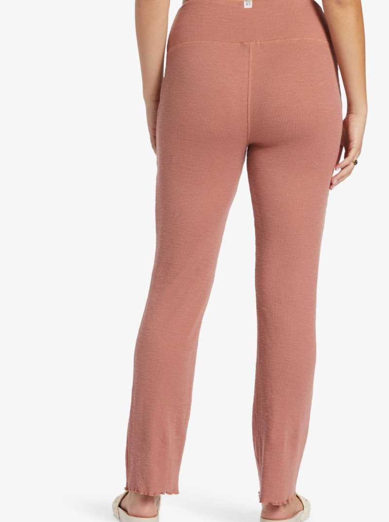 Pantalon Roxy Zuma Knit Pant High Taille Knit Flare Femme | 086415VHG