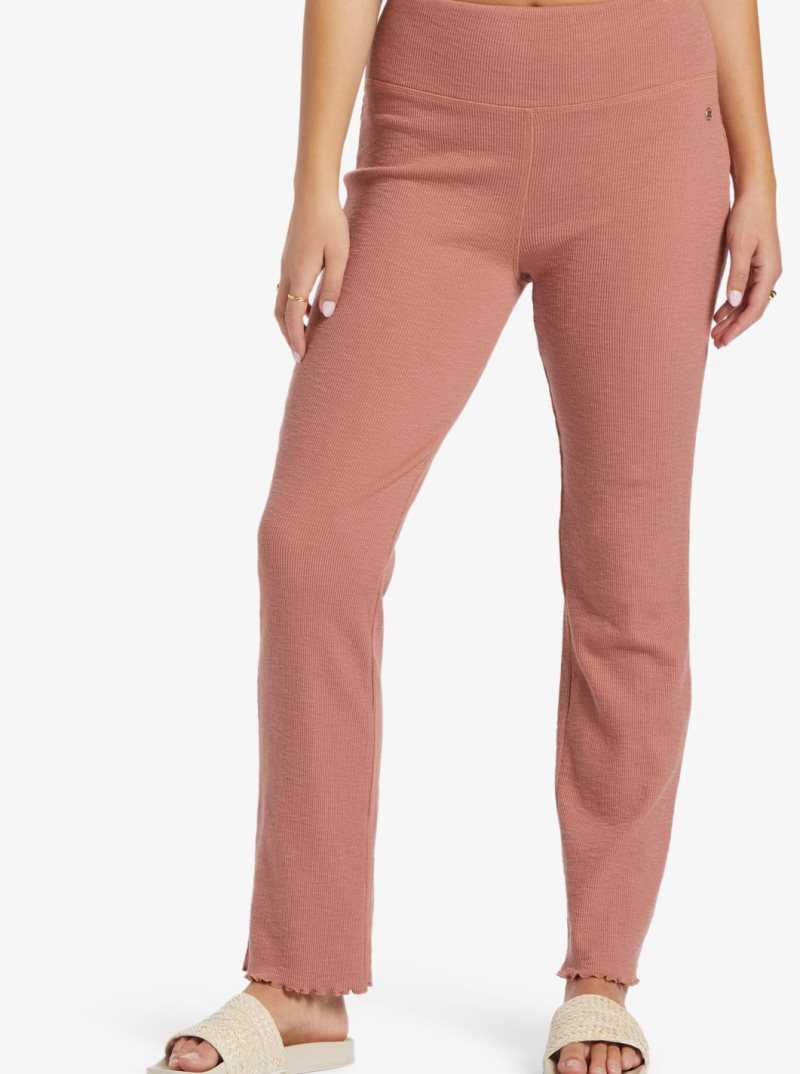 Pantalon Roxy Zuma Knit Pant High Taille Knit Flare Femme | 086415VHG
