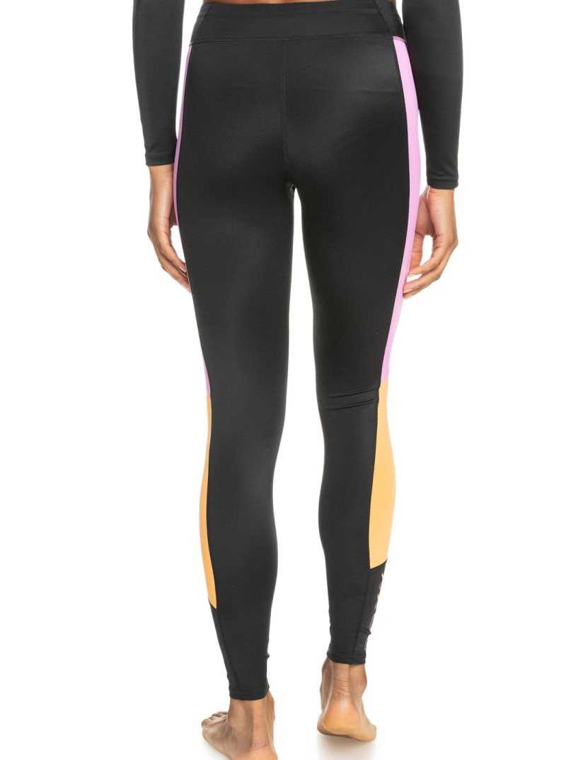 Pantalons Roxy Another Clock UPF 50 Technical Leggings Femme Grise Foncé | 327904RYQ