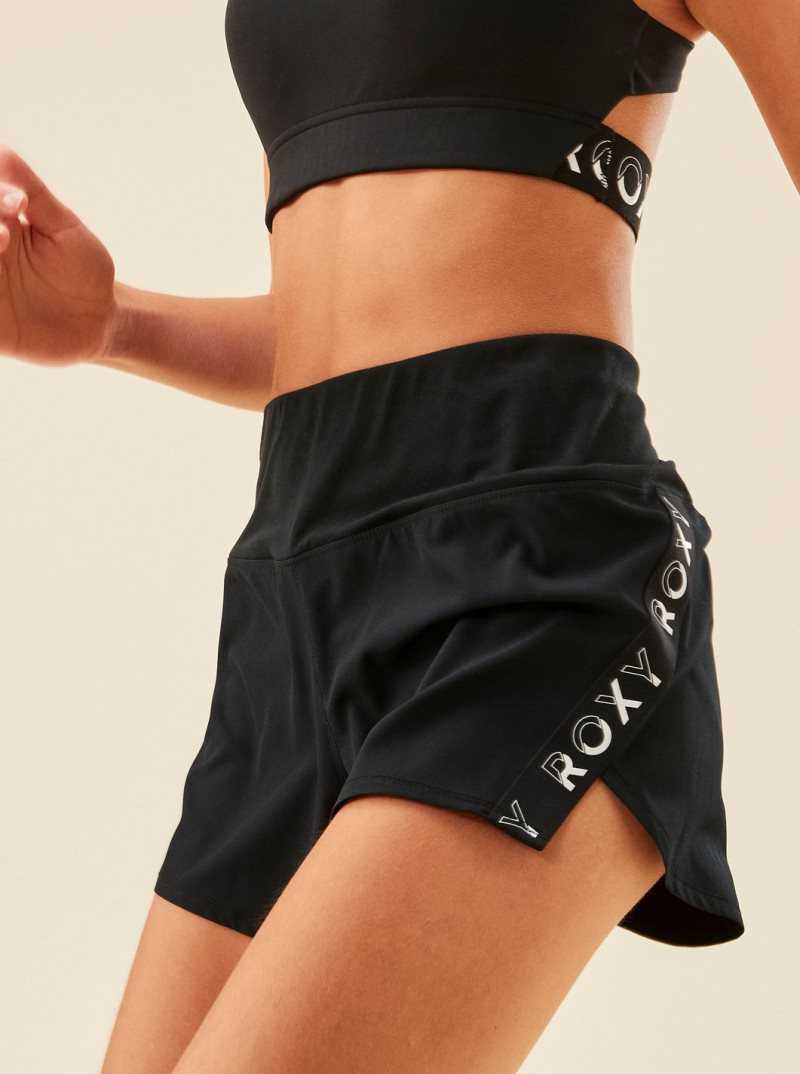 Pantalons Roxy Bold Moves Technical Shorts Femme Grise Foncé | 207563CNT