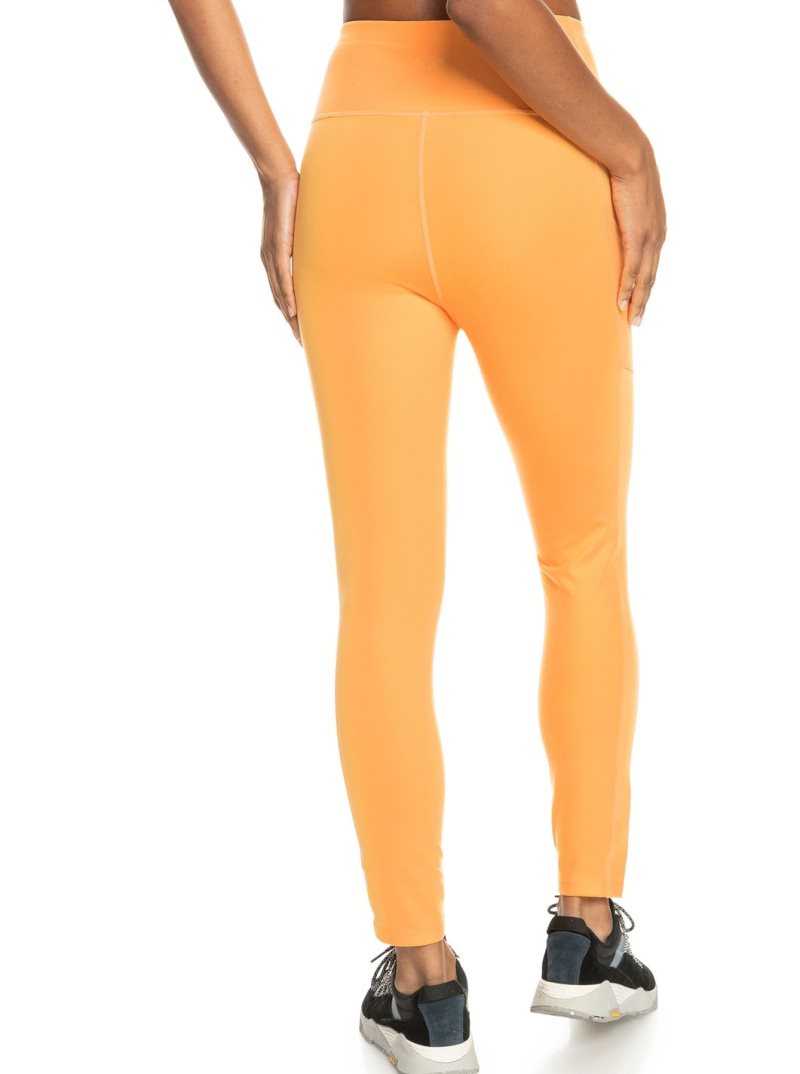 Pantalons Roxy Heart Into It Technical Leggings Femme Orange | 210789MEX