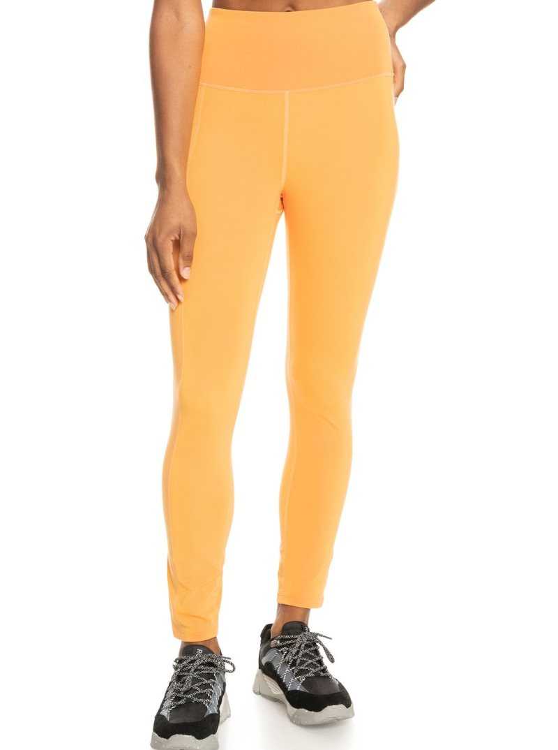 Pantalons Roxy Heart Into It Technical Leggings Femme Orange | 210789MEX