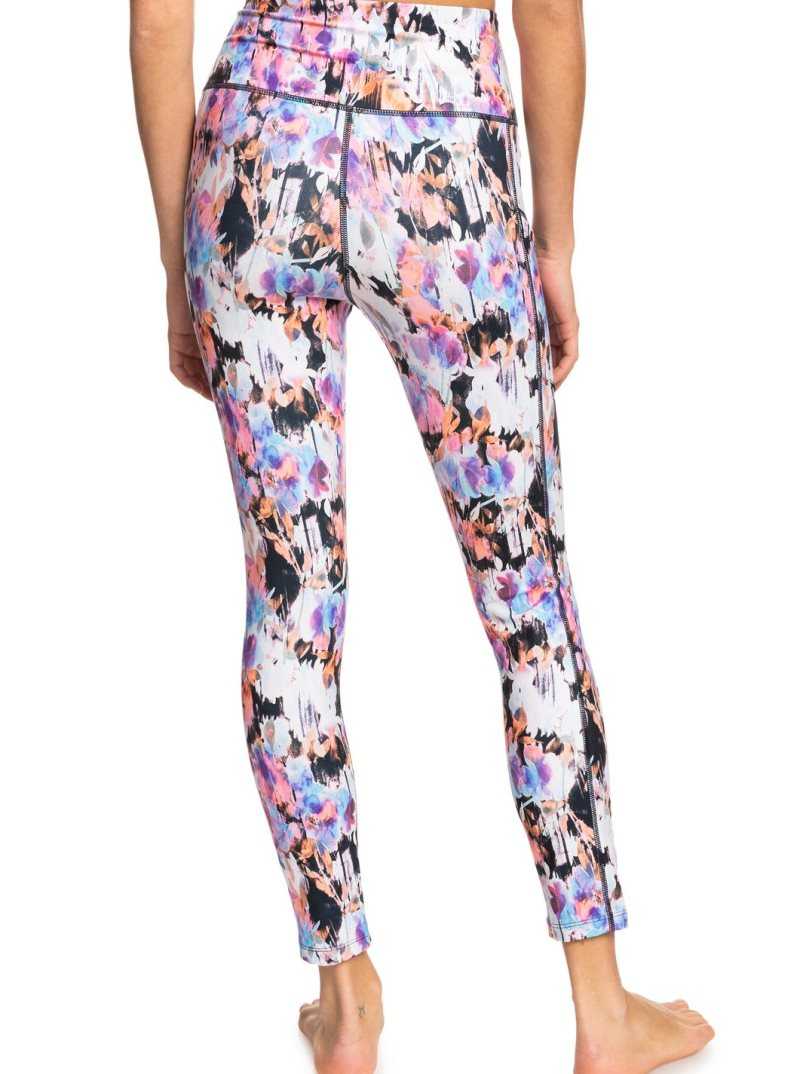 Pantalons Roxy Heart Into It Technical Leggings Femme Grise Foncé | 978621ZFY