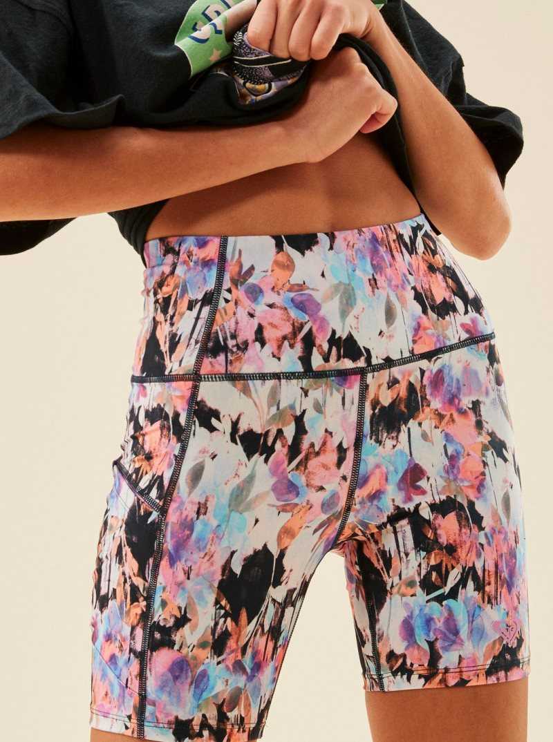 Pantalons Roxy Heart Into It Technical Shorts Femme Grise Foncé | 205438FBN