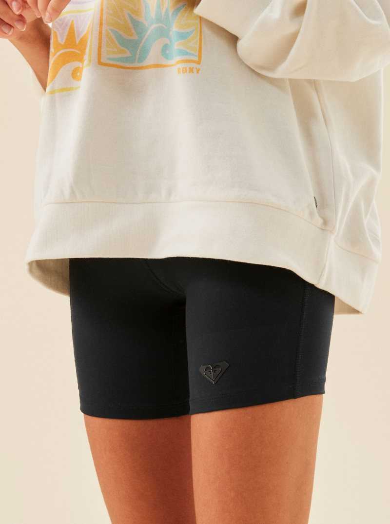 Pantalons Roxy Heart Into It Technical Shorts Femme Grise Foncé | 340579SGL