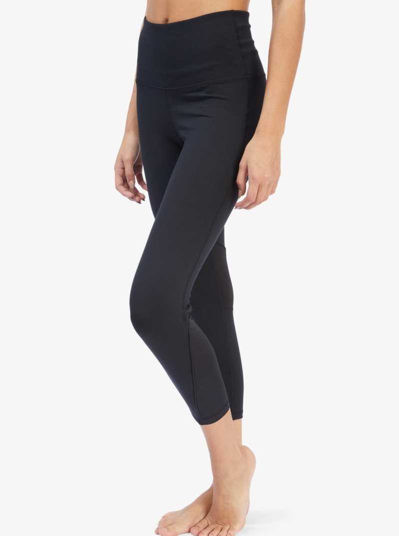 Pantalons Roxy Interstellar Disco Fitness Leggings Femme Grise Foncé | 904756CGK