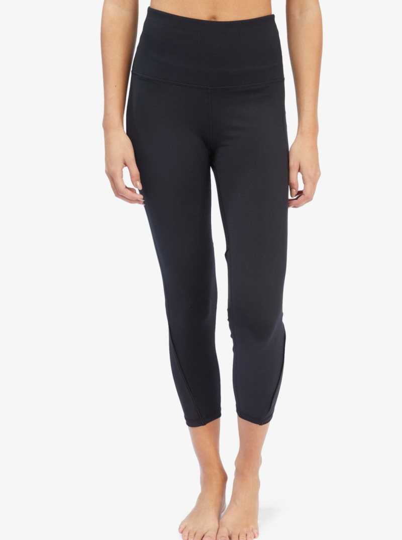 Pantalons Roxy Interstellar Disco Fitness Leggings Femme Grise Foncé | 904756CGK