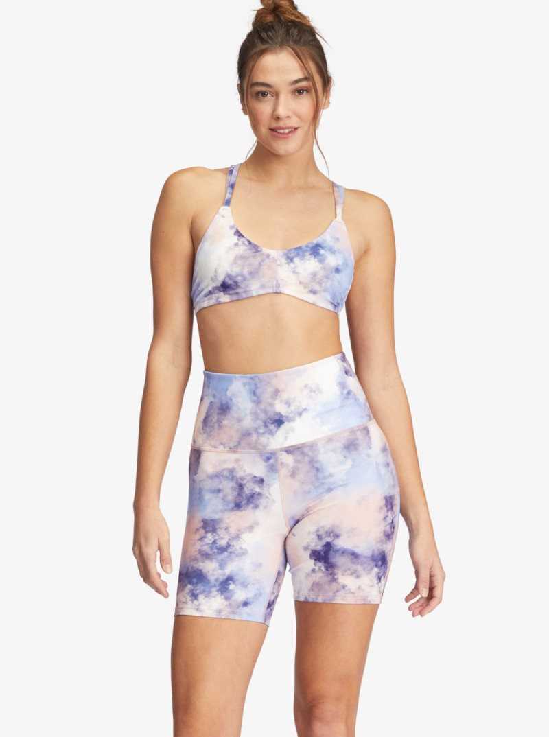Pantalons Roxy Kaileo High Waisted Vélo Shorts Femme Rose | 263085MWE