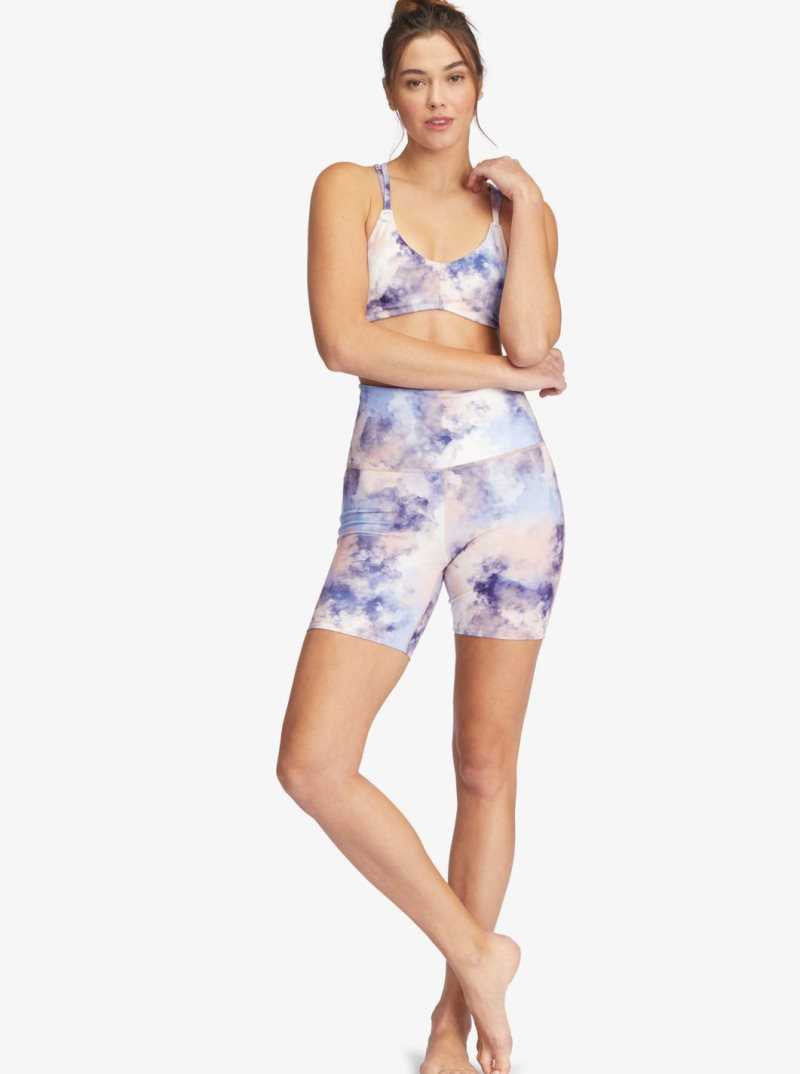 Pantalons Roxy Kaileo High Waisted Vélo Shorts Femme Rose | 263085MWE