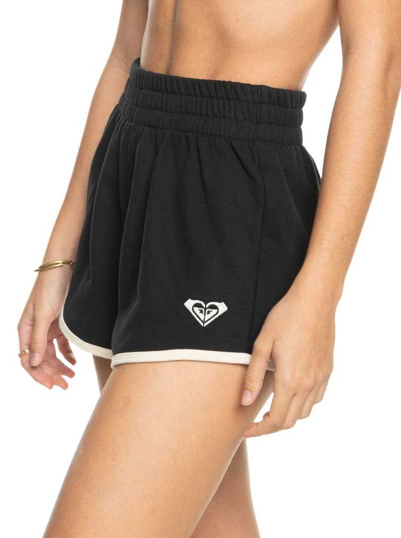 Pantalons Roxy Kelia Elastic-Taille Athlétiques Shorts Femme Grise Foncé | 839057KBC