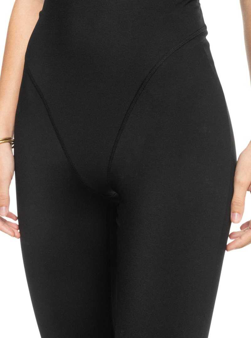 Pantalons Roxy Kelia Essential Full-Length Bodysuit Femme Grise Foncé | 974568EST