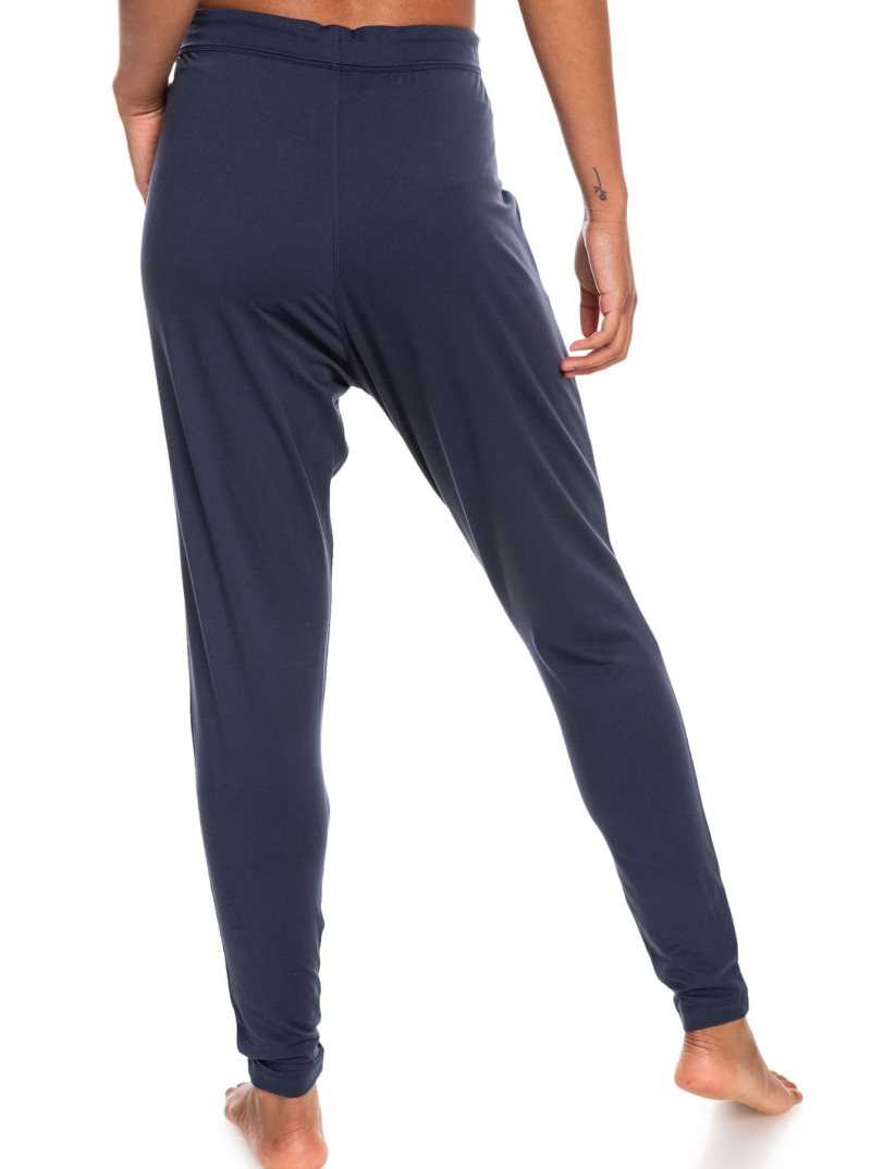 Pantalons Roxy Rise Up In Love Workout Femme Indigo | 547826AYT