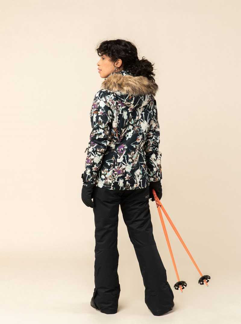 Pantalons Snowboard Roxy Backyard Snow Pant Femme Noir | 024365CJB