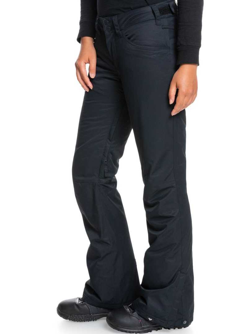 Pantalons Snowboard Roxy Backyard Snow Pant Femme Noir | 024365CJB