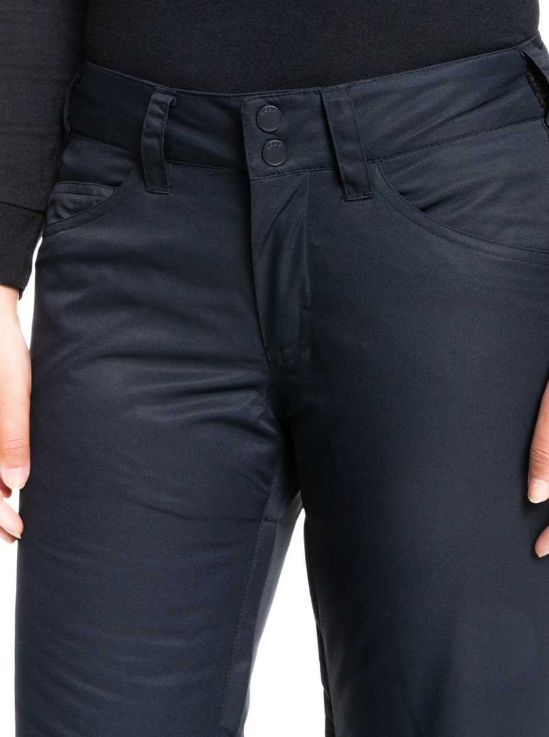 Pantalons Snowboard Roxy Backyard Snow Pant Femme Noir | 024365CJB