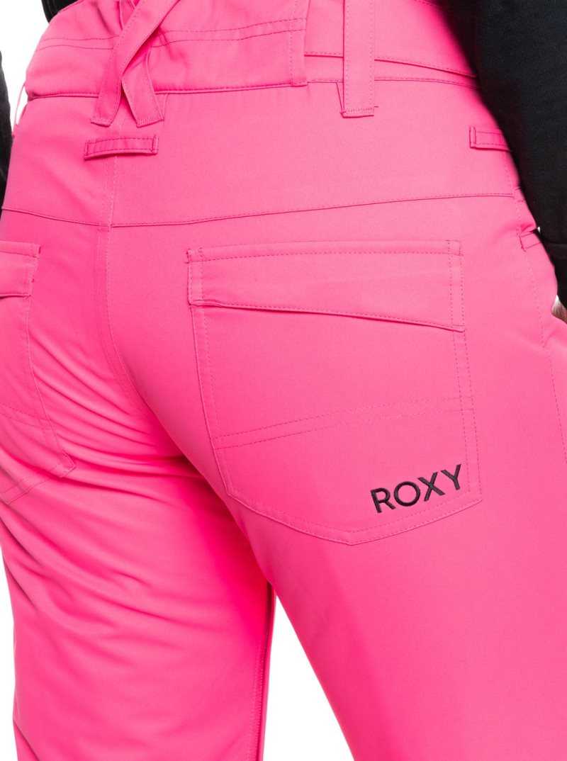 Pantalons Snowboard Roxy Backyard Snow Pant Femme Rose | 456029FMQ
