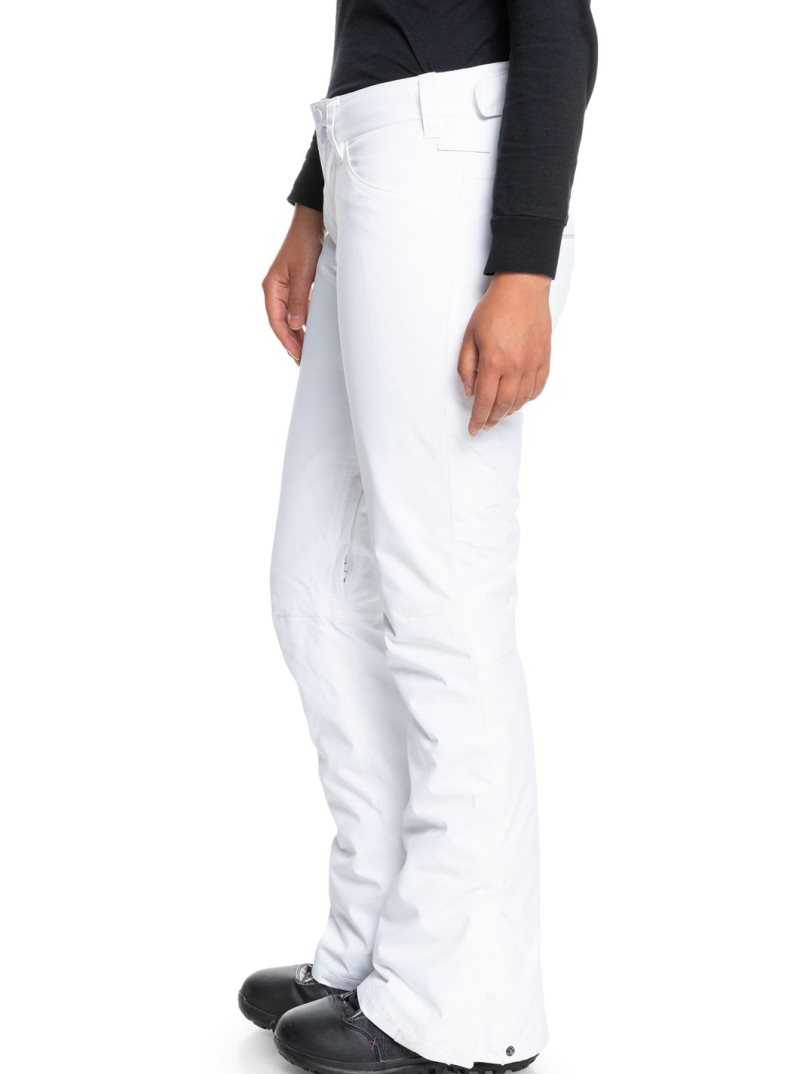 Pantalons Snowboard Roxy Backyard Snow Pant Femme Blanche | 936185MEX