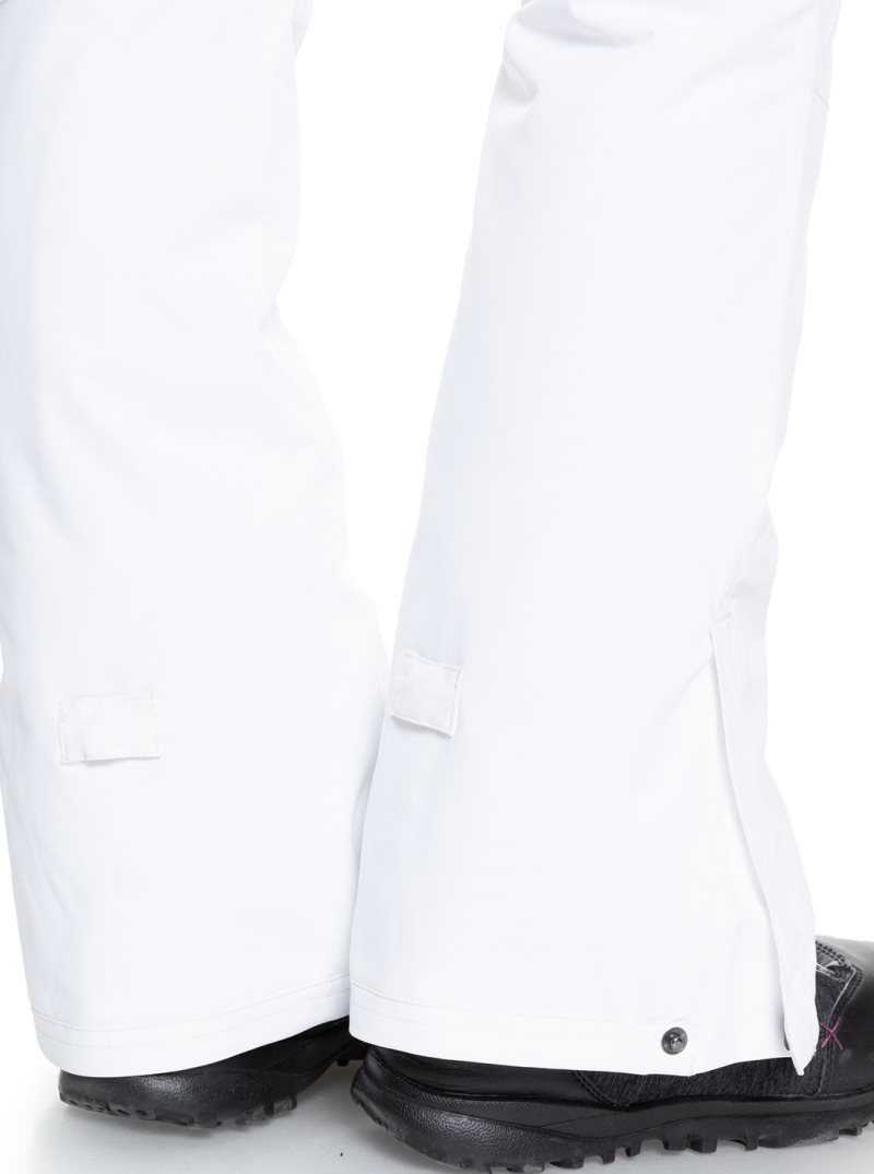 Pantalons Snowboard Roxy Backyard Snow Pant Femme Blanche | 936185MEX