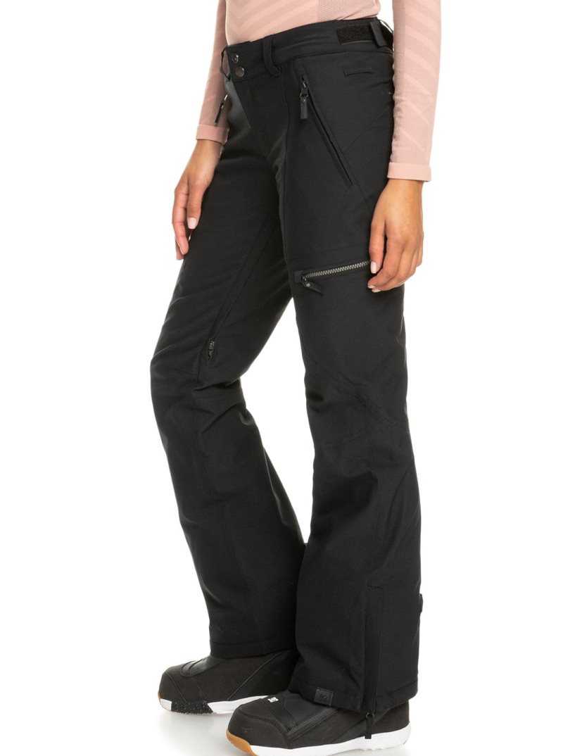 Pantalons Snowboard Roxy Cabin Slim Fit Femme Noir | 206831PIL