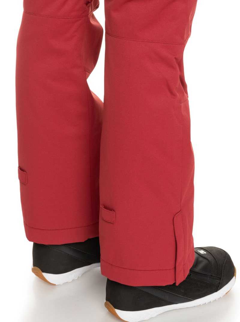 Pantalons Snowboard Roxy Diversion Insulated Femme Rouge Foncé | 147502NXG