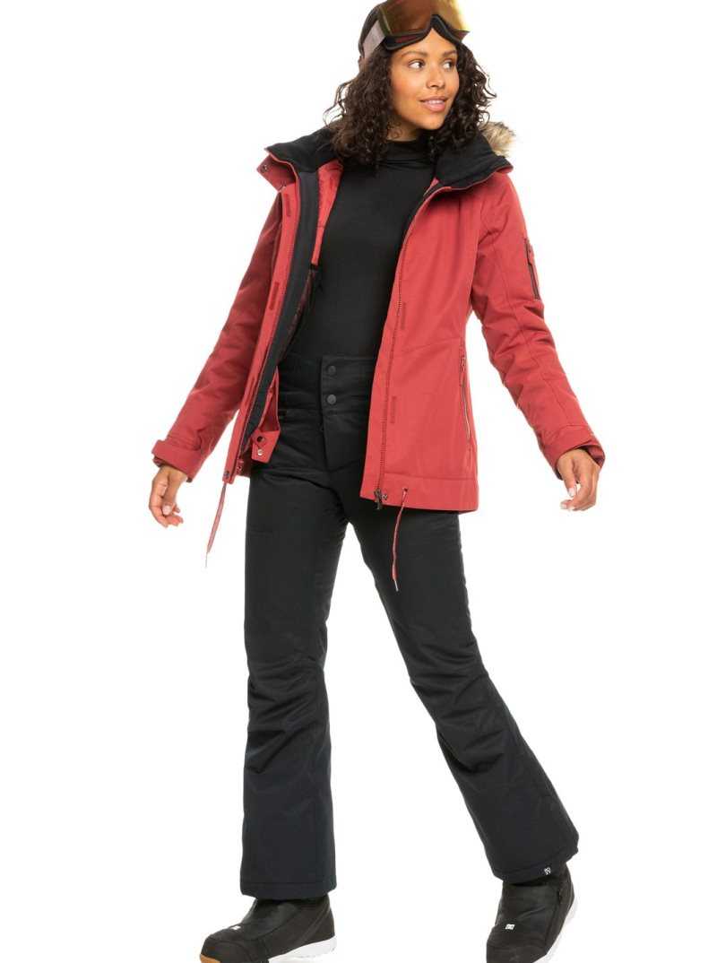 Pantalons Snowboard Roxy Diversion Insulated Femme Noir | 521074STG