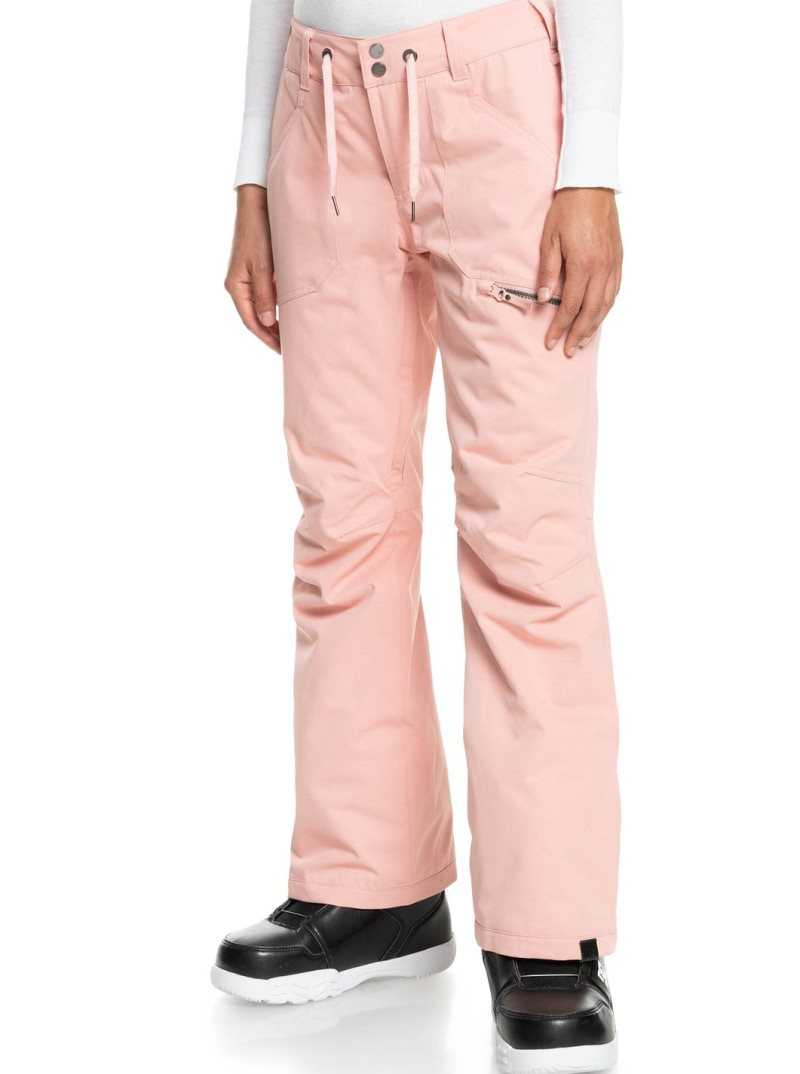 Pantalons Snowboard Roxy Nadia Corta Insulated Femme Rose | 106543XLU