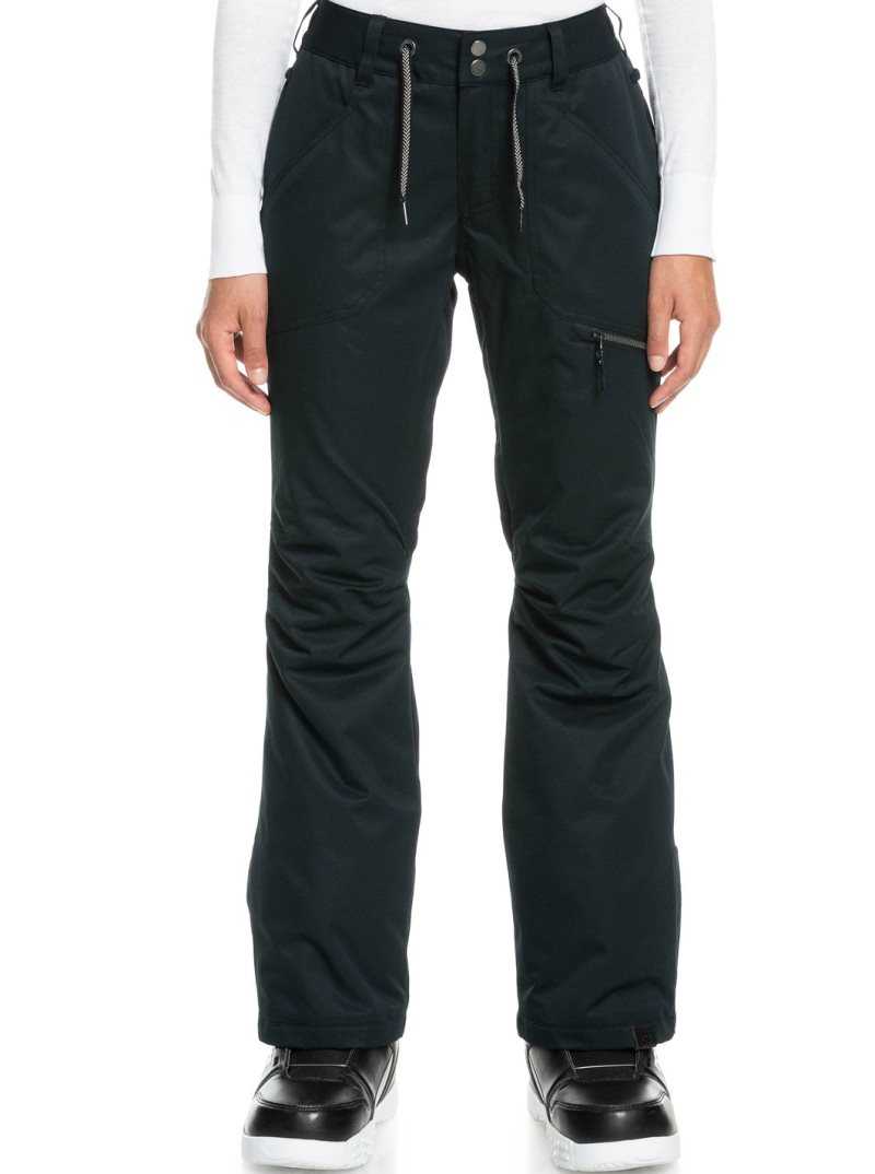 Pantalons Snowboard Roxy Nadia Corta Insulated Femme Noir | 176934UJX