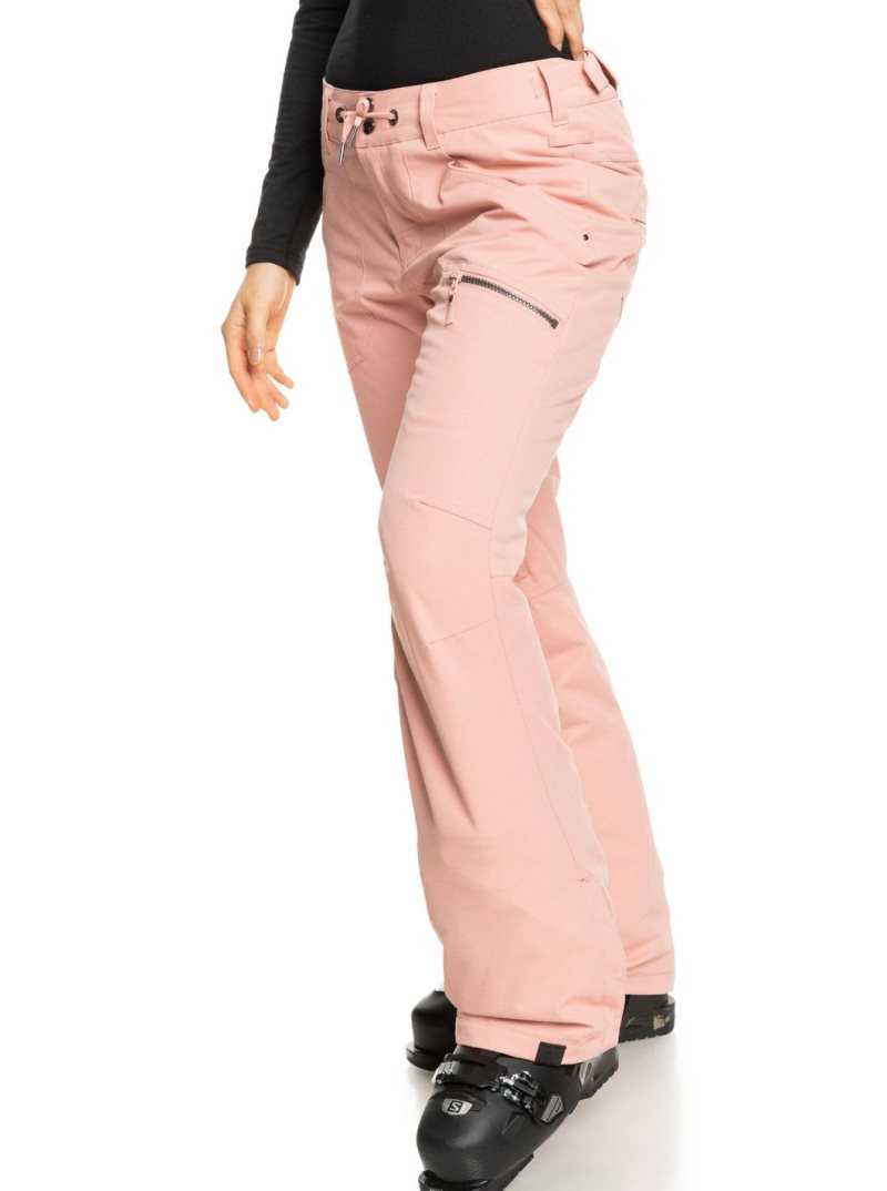 Pantalons Snowboard Roxy Nadia Insulated Femme Rose | 349261ISB