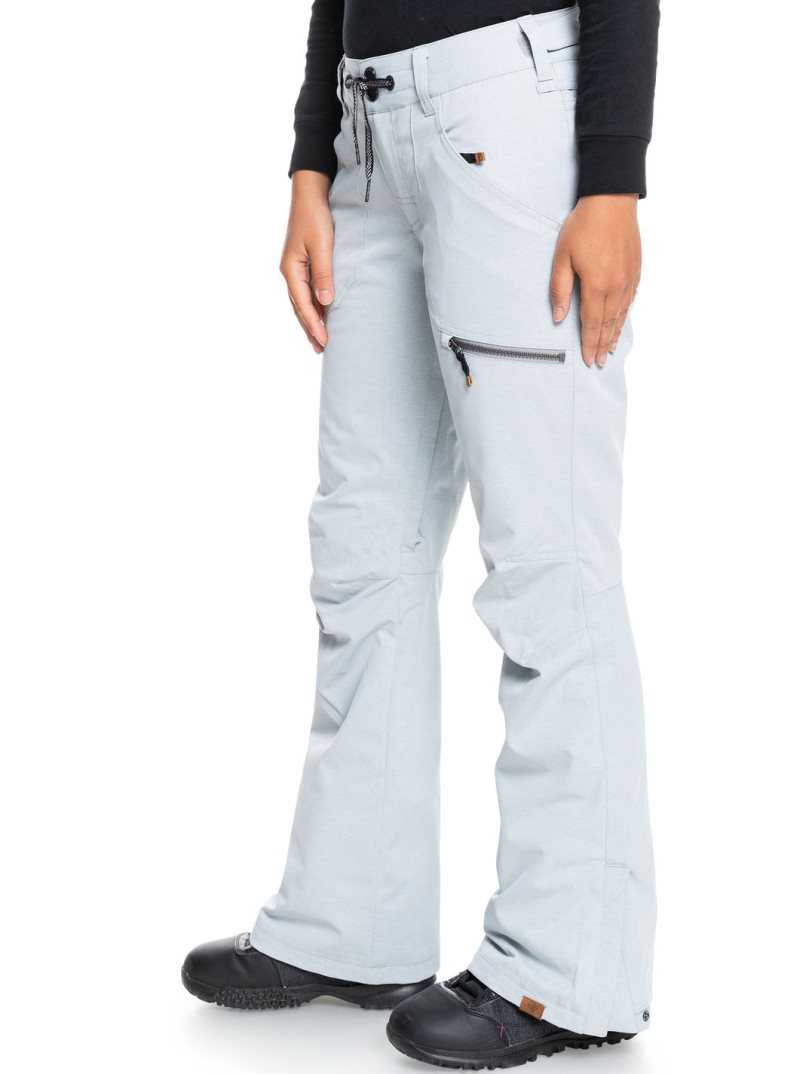 Pantalons Snowboard Roxy Nadia Insulated Femme Grise | 496287DZJ