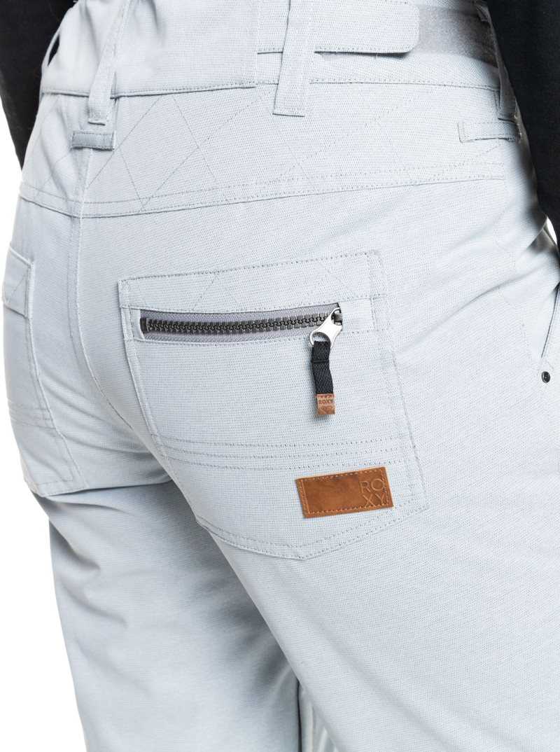 Pantalons Snowboard Roxy Nadia Insulated Femme Grise | 496287DZJ